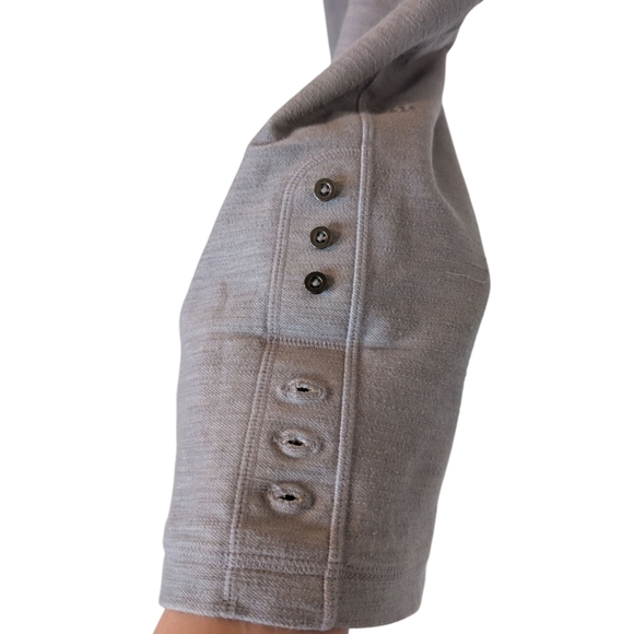 Lululemon Ride On Crop Legging Reflective Grey Slub Denim Rel: 2012 Women's 8 - Picture 11 of 16